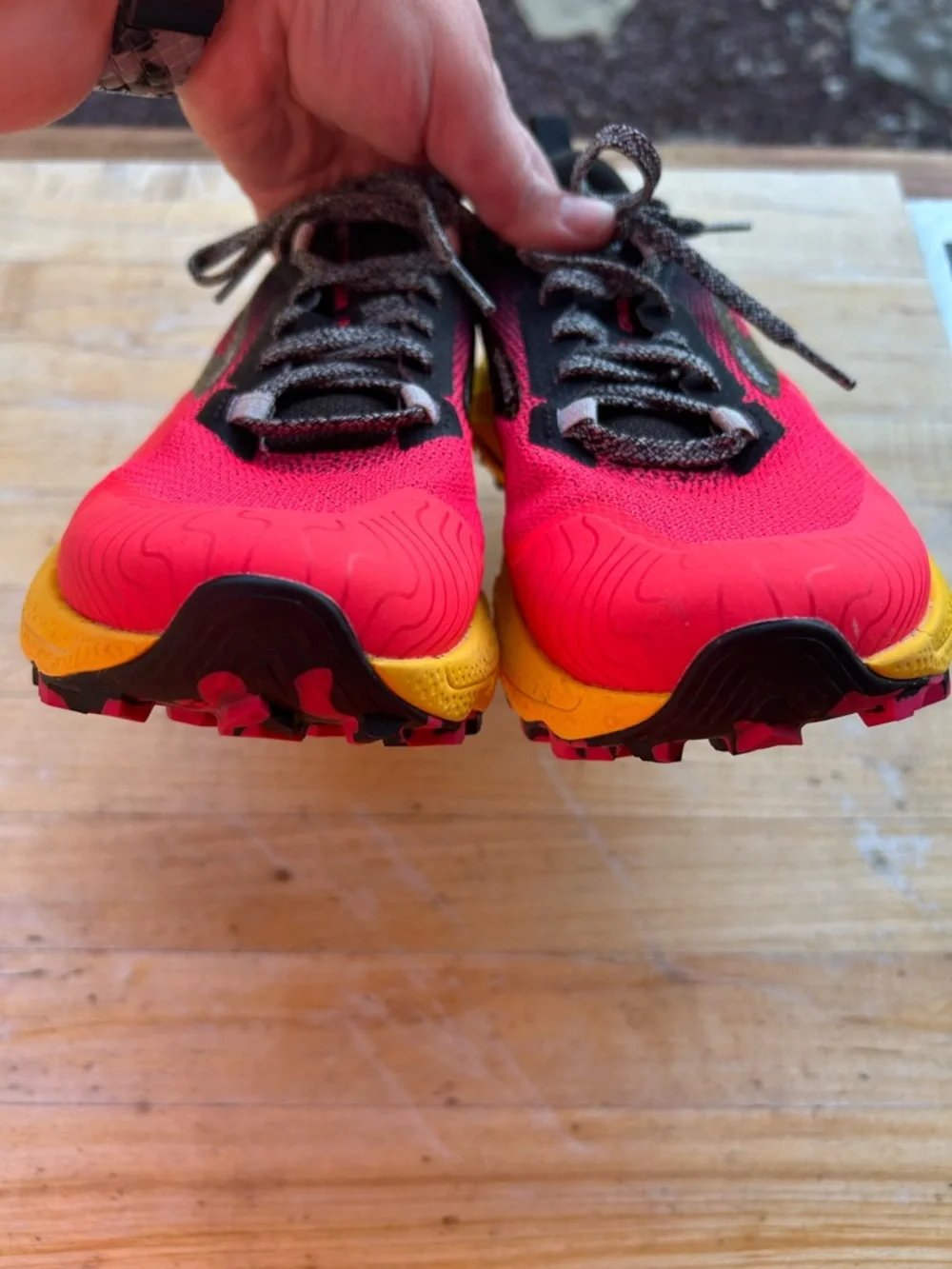 Brooks Cascadia 17 Diva Pink Black Lemon Women's 6.5 Running Shoes Sneakers - Picture 3 of 8